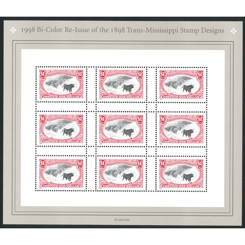 2552 - USA; 1998 Trans-Mississippi Centenary pair of miniature sheets u.m., SG MS3441-2 cat.£59.... 