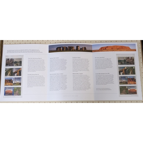 2960 - UK Presentation Packs; 2005 World Heritage joint Australia/UK pack. (Face value of UK £6.70 per Apri... 