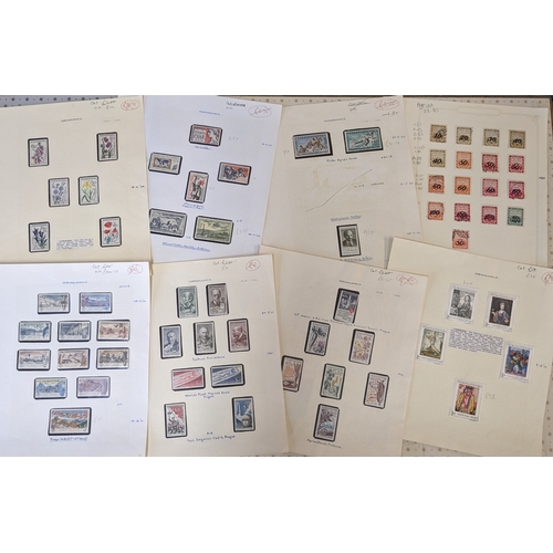 68 - Czechoslovakia; very mixed pages from various collections inc. some scarcer and some sets. Total cat... 