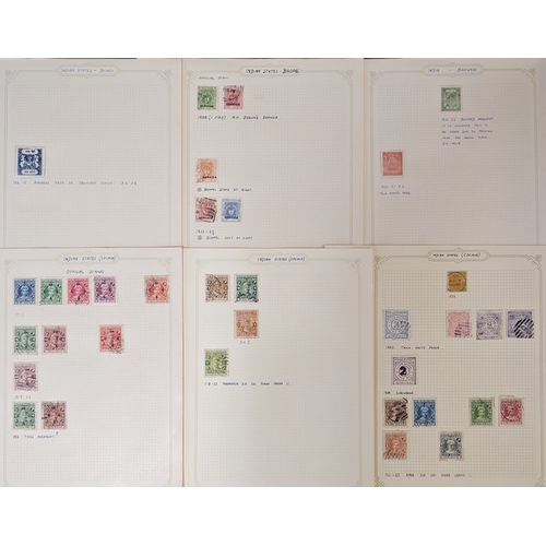 1968 - Indian States; small collection of Feudatory States on 18 pages. (c.145)