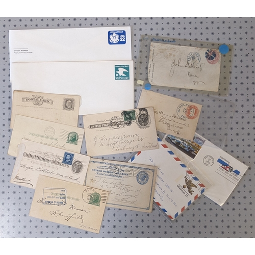 352 - USA; box of mixed covers, from some 19th Century to c.1970s. Mainly commercial or souvenir (i.e. ver... 