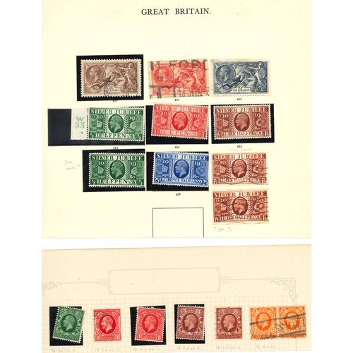 759 - UK Collections; 1911-36 m. & u. colln. of KG5 from a good seln. of Downey Heads, 1912-24 defin s... 