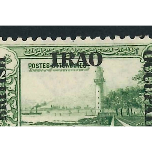 192 - Iraq; British Occupation; 1918-21 ½a wmk. Script mint fourblock (upper pair mounted, lower un... 