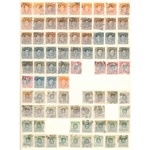 322 - Sweden; stockbook (32 sides) with duplicated mainly defins, majority used. Includes Ring Types (c.22... 