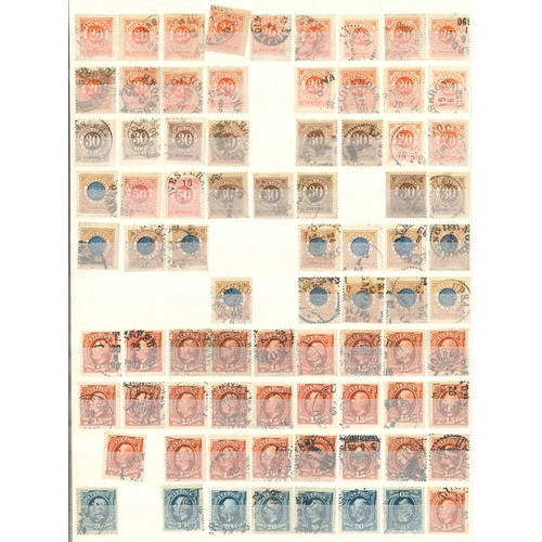 322 - Sweden; stockbook (32 sides) with duplicated mainly defins, majority used. Includes Ring Types (c.22... 