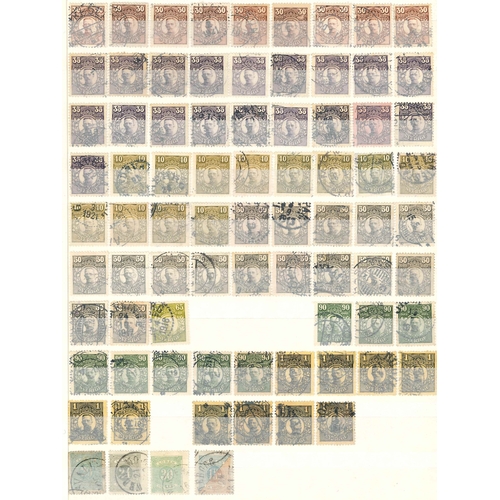 322 - Sweden; stockbook (32 sides) with duplicated mainly defins, majority used. Includes Ring Types (c.22... 