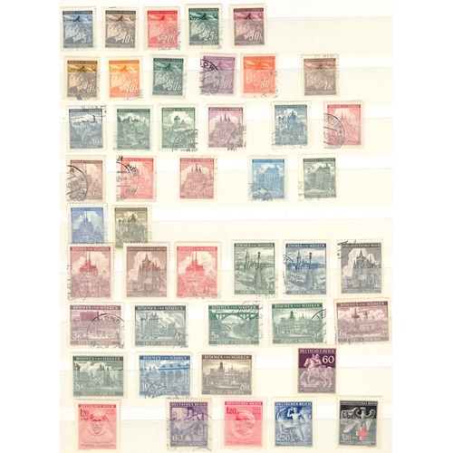 131 - Germany; Mixed Lots; stockbook (21 pages with stamps) with ranges of cheaper Third Reich issues &nda... 