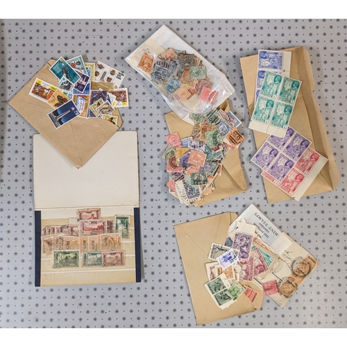 374 - Mixed Lots; two shoeboxes with thousands of stamps sorted by country - some quite common, others a l... 