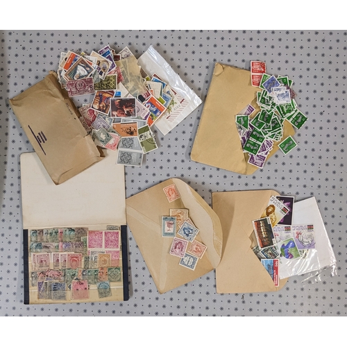 374 - Mixed Lots; two shoeboxes with thousands of stamps sorted by country - some quite common, others a l... 