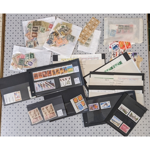 382 - Mixed Lots; small box with odd assortment of stamps. See photos ! (1,000s)