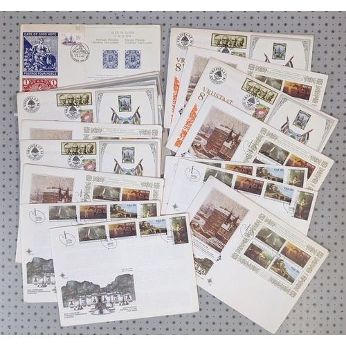 309 - South Africa; c.1975-89 box of first day covers, special event covers, postal stationery, maxi-cards... 