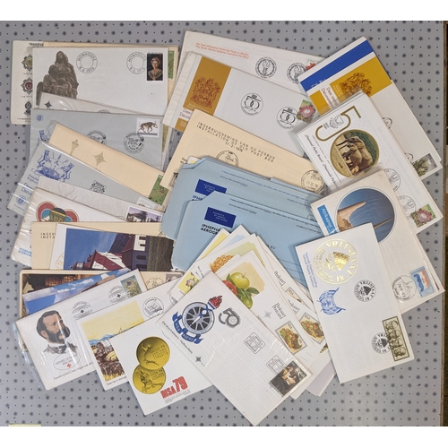 309 - South Africa; c.1975-89 box of first day covers, special event covers, postal stationery, maxi-cards... 