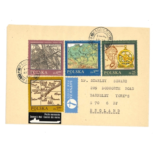 2109 - Malta; 1984 three covers to England with Polish stamps cancelled 