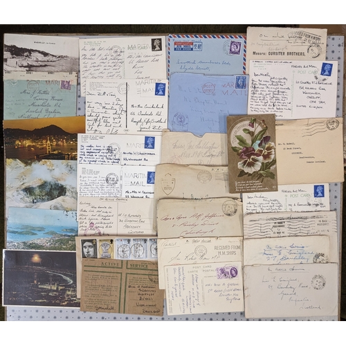 3228 - UK Covers; Military; WW1 to modern mixed bundle of mainly Field Post Office covers and cards, inc. s... 