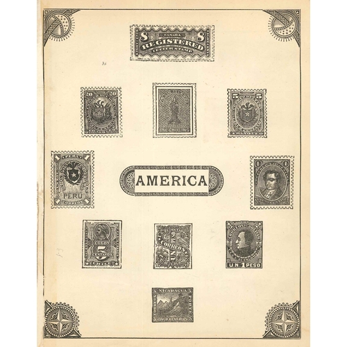 346 - USA; pages from old album inc. 1893 Columbus 15c u. on piece, 30c and 50c good/sound used (c.90).... 