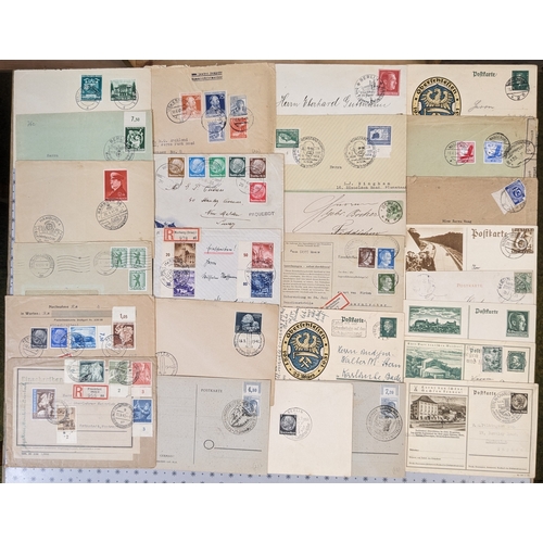 129 - Germany; selection of covers and cards, selected with the intention of being offered online (but nev... 