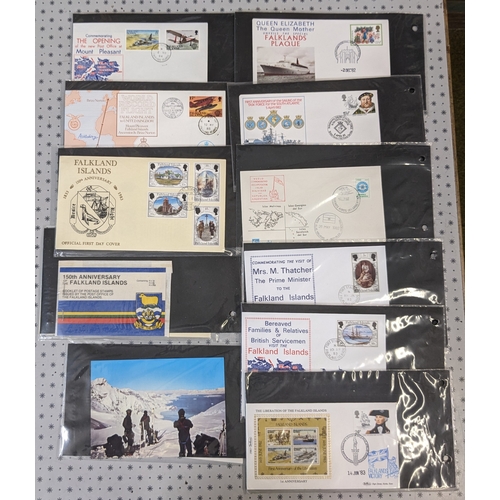 81 - Falkland Islands; album of covers and cards centred on the subject of 1982 Falklands War. All commer... 