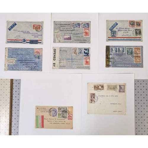 1066 - Covers; Latin America; small collection of airmail covers - 20 covers from 16 different countries (i... 