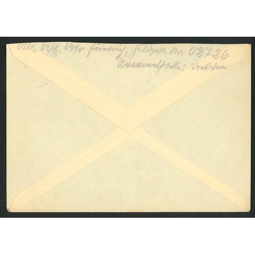 1754 - Germany; WW2 Field Post Covers; 1939 cover from Radom (Poland) to Leipzig.... 