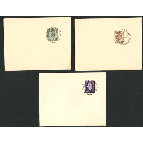 3033 - UK FDCs; 1937-38 six covers - ½d, 1d, and 2½d on one cover, and individual covers for ... 