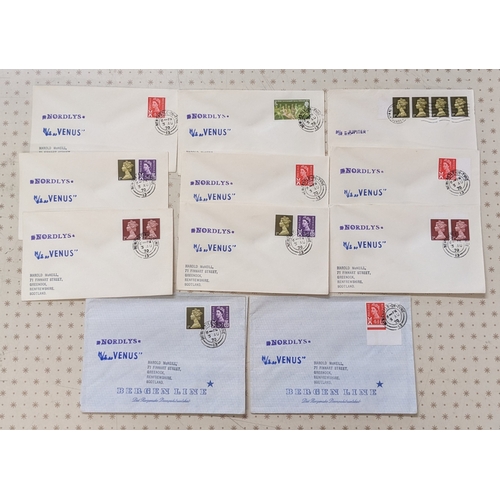 3230 - UK Covers; Shipping; bundle of covers and cards, all with ships' cachets, some duplication (11 of on... 