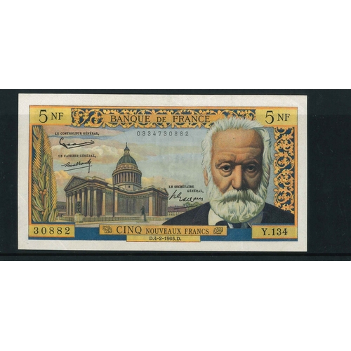 68 - Banknotes; France; 1965 5 New Francs, VF, Krause 141.