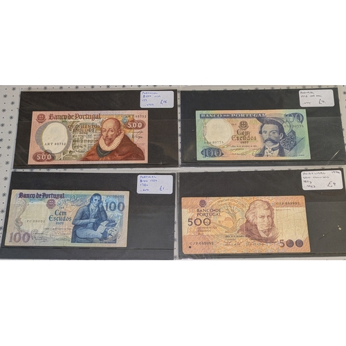 147 - Banknotes; Portugal; selection of notes priced for retail sale at between 50p and £4 each. Total ret... 