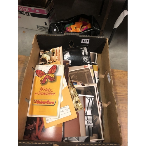 161 - BOX OF OLD PHOTOGRAPHS