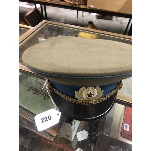 220 - RUSSIAN MILITARY CAP