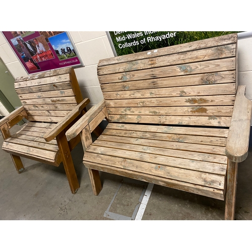 506A - WOODEN GARDEN BENCH