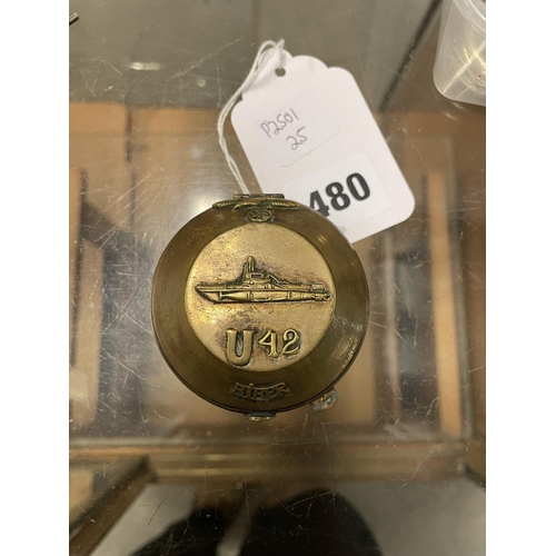 2ND WORLD WAR GERMAN POCKET WATCH & CASE (WORKING ORDER)