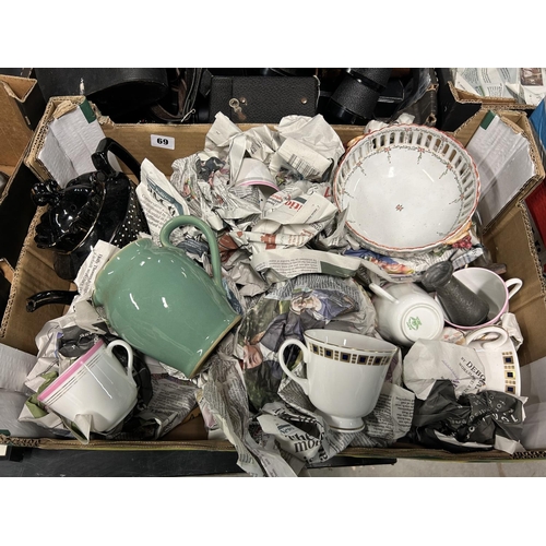 69 - BOX OF x3 TEA SETS