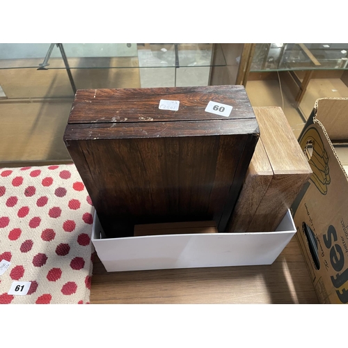 60 - X4 WOODEN BOXES