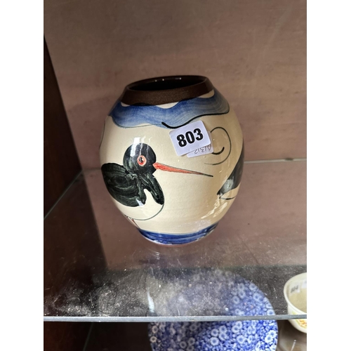 803 - DECORATED VASE