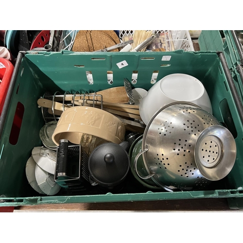 4 - X3 BOXES OF KITCHENALIA