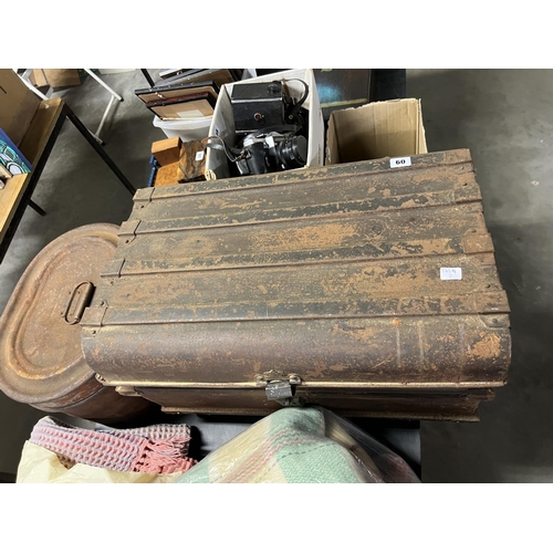 60 - LARGE TRUNK & CONTENTS