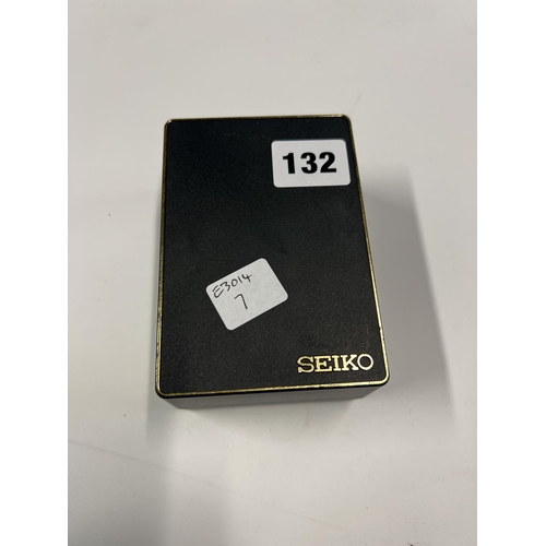 132 - BOXED SEIKO MENS PRESS WATCH