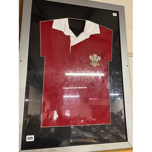 325 - FRAMED WELSH JERSEY