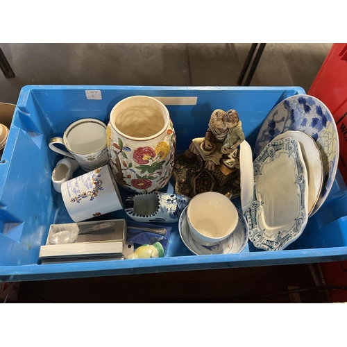 9 - X2 BOXES OF CROCKERY & COLLECTABLES