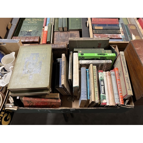 74 - x3 BOXES OF VERY OLD BOOKS