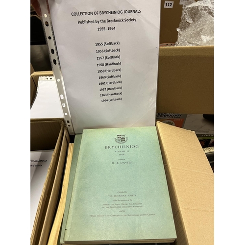 111 - COLLECTION OF BRYCHEINIOG JOURNALS (HARDBACK & SOFTBACK) 1955-2011 PUBLISHED BY THE BRECKNOCK SOCIET... 