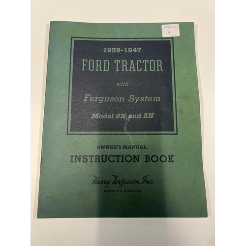 140 - FORD TRACTOR & CAR MANUALS