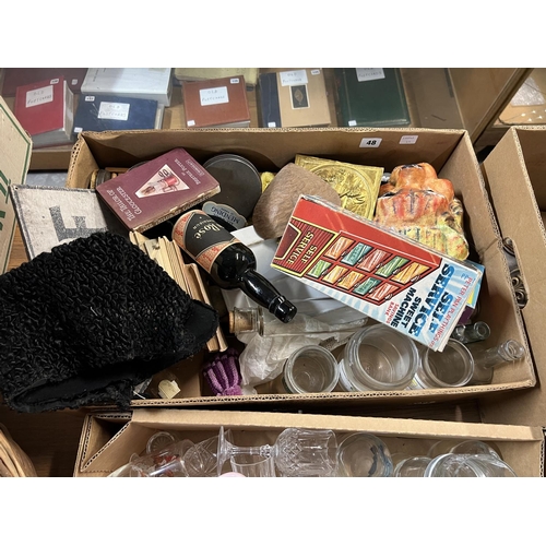 48 - BOX OF MIXED COLLECTABLES