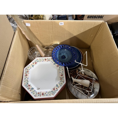 26 - X3 BOXES OF MIXED CHINA