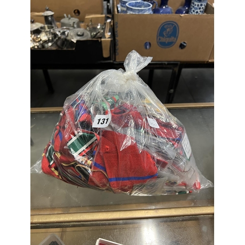 131 - BAG OF MILITARY MEDAL RIBBONS