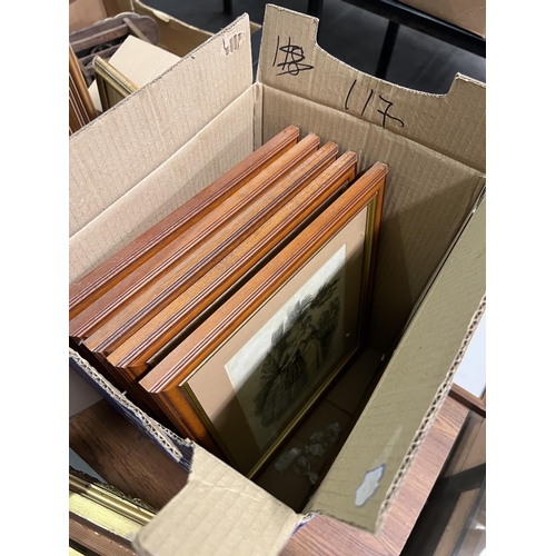 117 - x2 BOXES OF FRENCH FASHION PRINTS