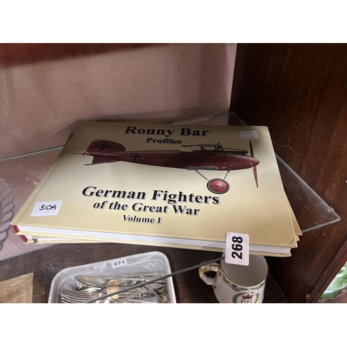 268 - x3 BOOKS OF GERMAN FIGHTERS OF THE GREAT WAR