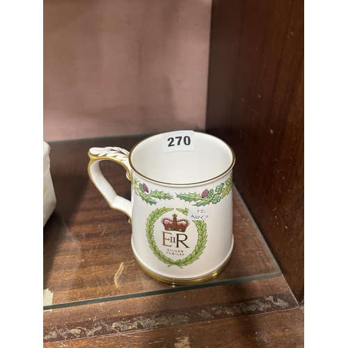 270 - SPODE SILVER JUBILEE MUG