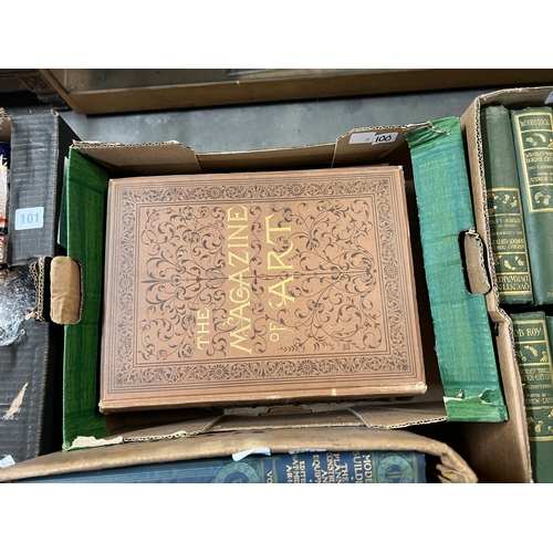 100 - x4 MIXED BOXES OF OLD BOOKS