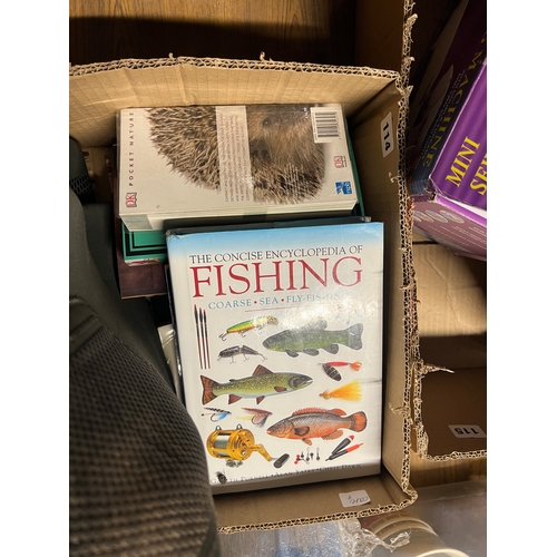 114 - WADERS & FISHING BOOKS